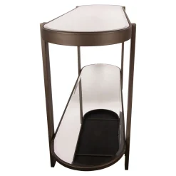 PTMD Sidetable Yozan Glas/Bruin 160cm