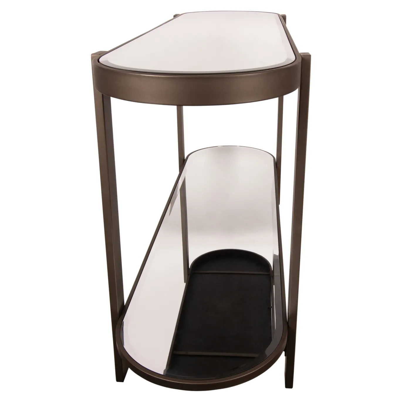 PTMD Sidetable Yozan Glas/Bruin 160cm