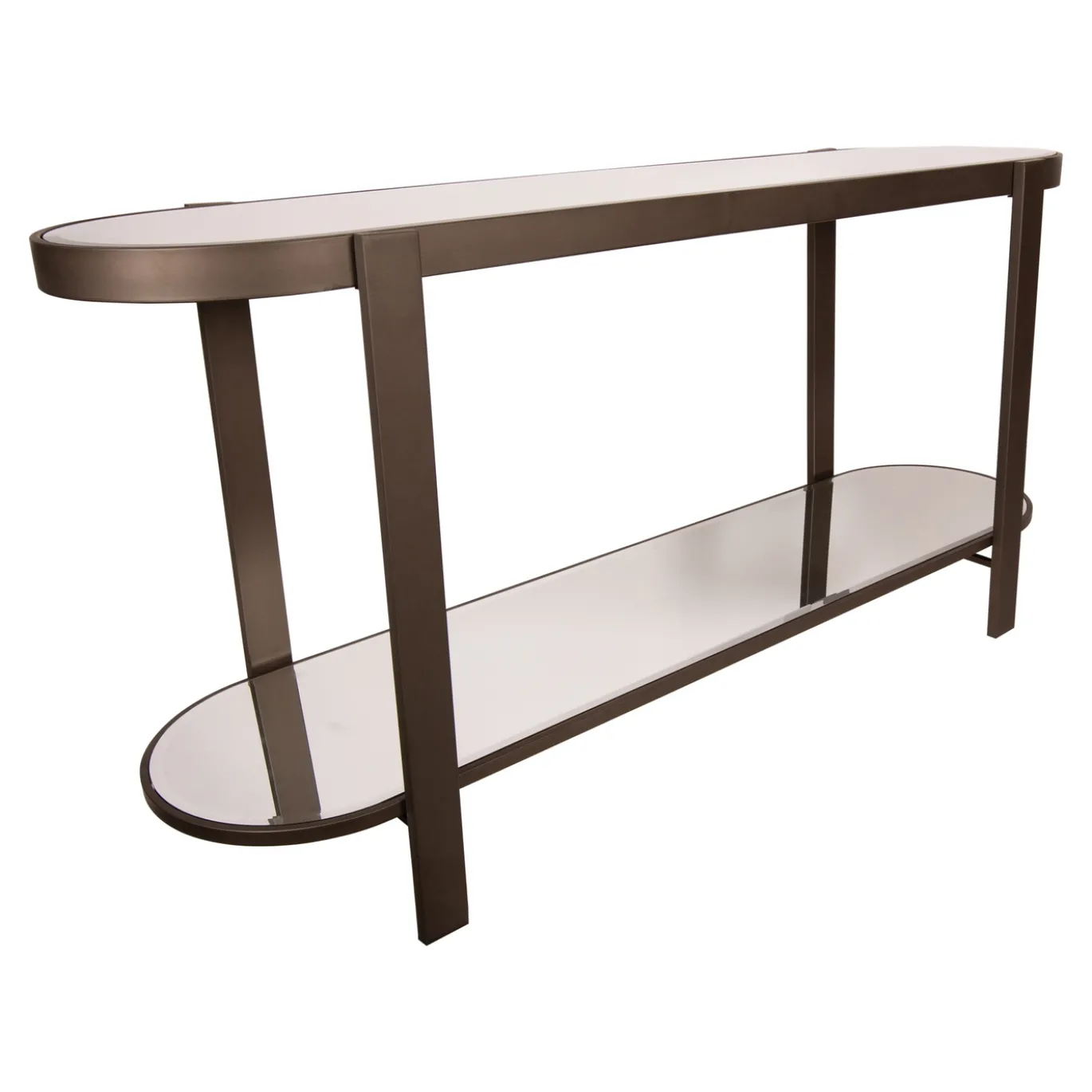PTMD Sidetable Yozan Glas/Bruin 160cm