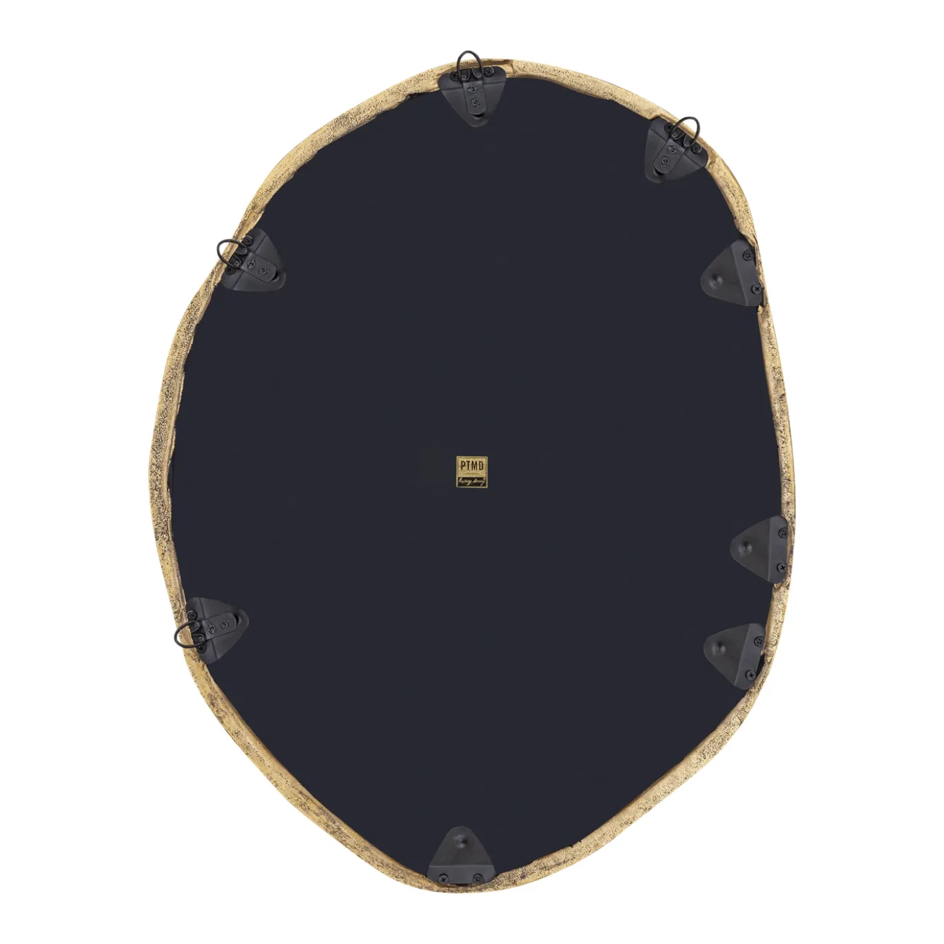 PTMD Spiegel Paislie Brass Organisch Rond