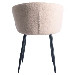 PTMD Stoel Move Teddy Sand Half Rond