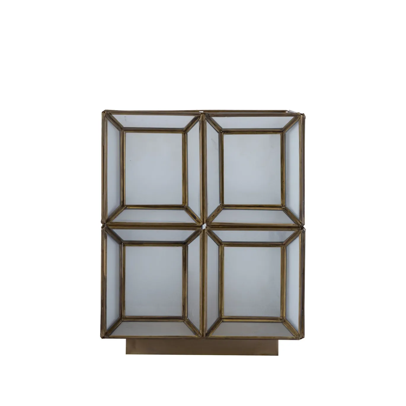 PTMD Tafellamp Layra Wit Melk Glas Low