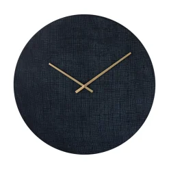 PTMD Wandklok Emmett Zwart L