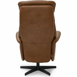 Relaxfauteuil Bonanza Bruin Leer - Giga Meubel