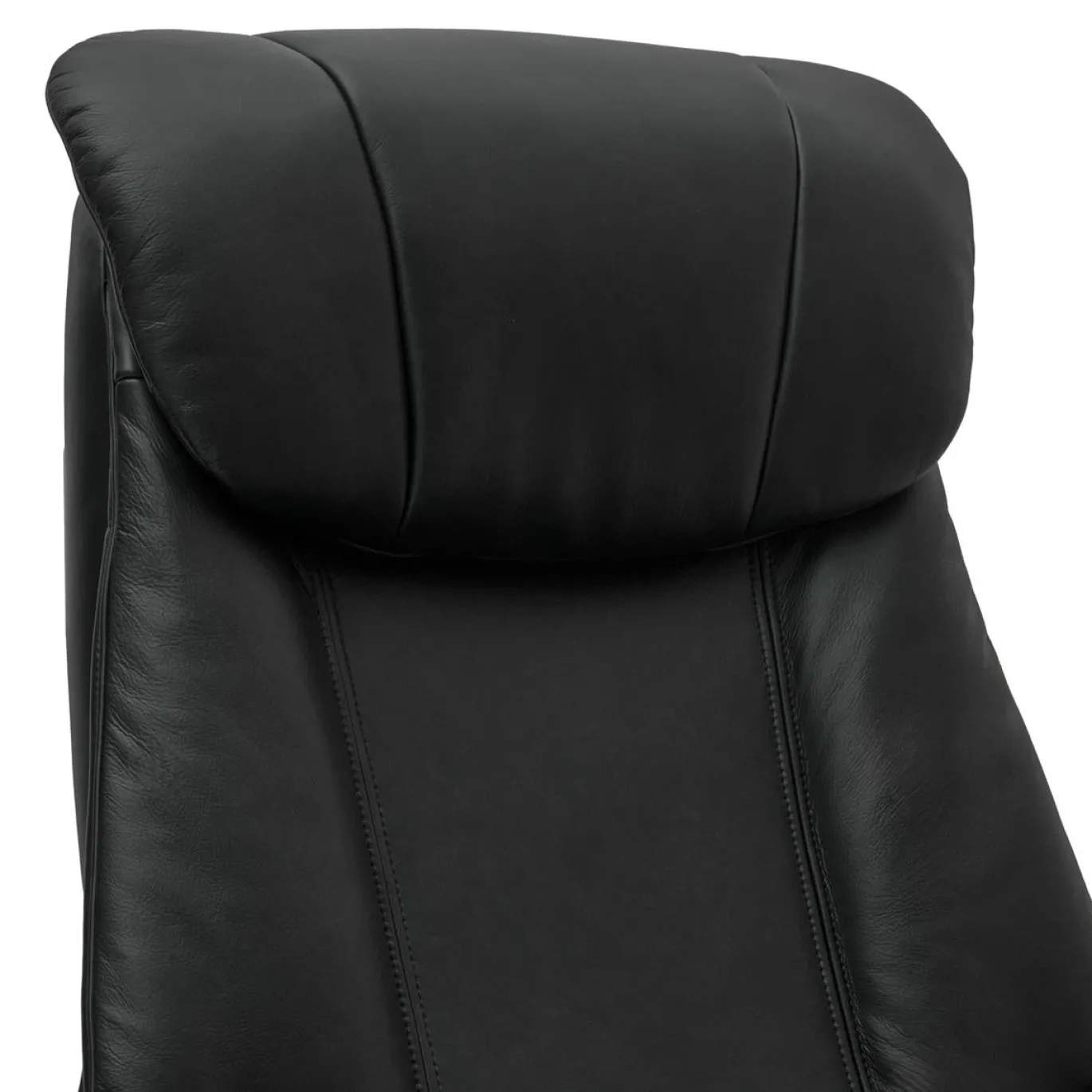 Relaxfauteuil Bonanza Zwart Leer - Giga Meubel
