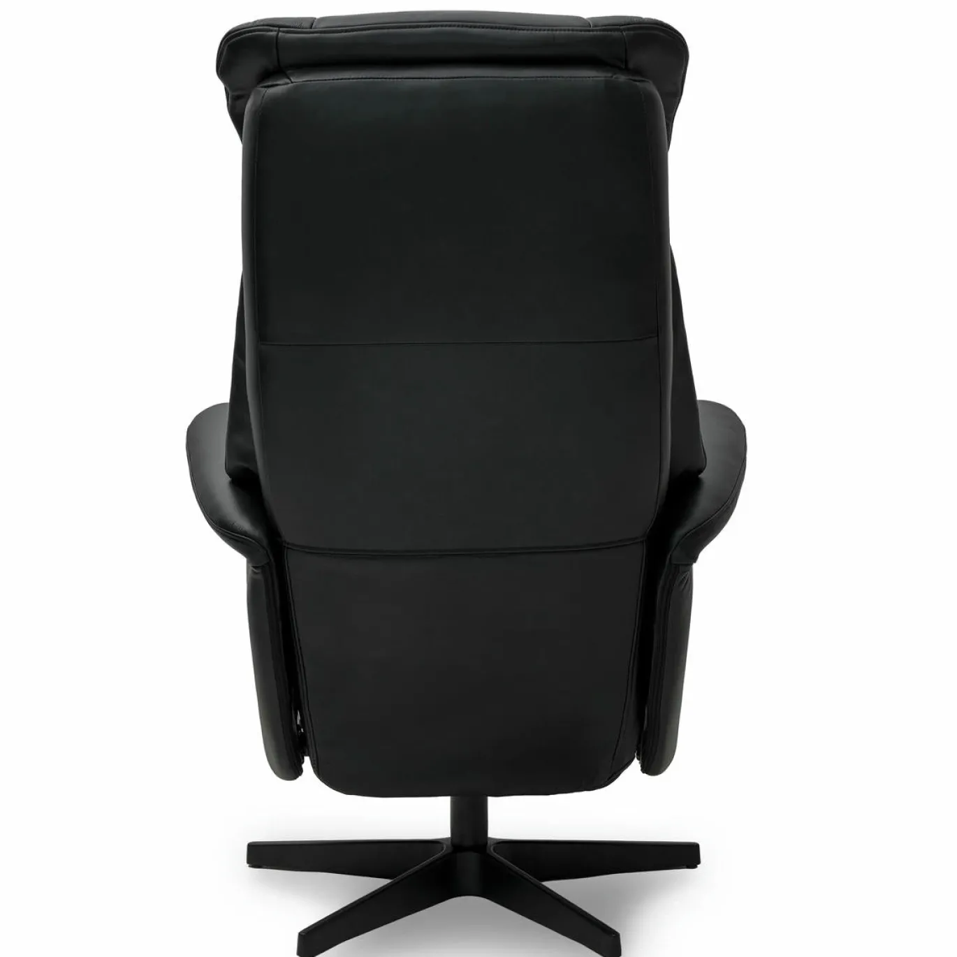 Relaxfauteuil Bonanza Zwart Leer - Giga Meubel