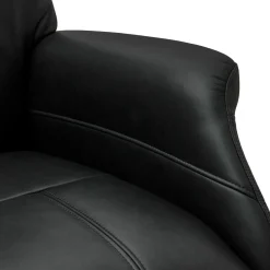 Relaxfauteuil Bonanza Zwart Leer - Giga Meubel