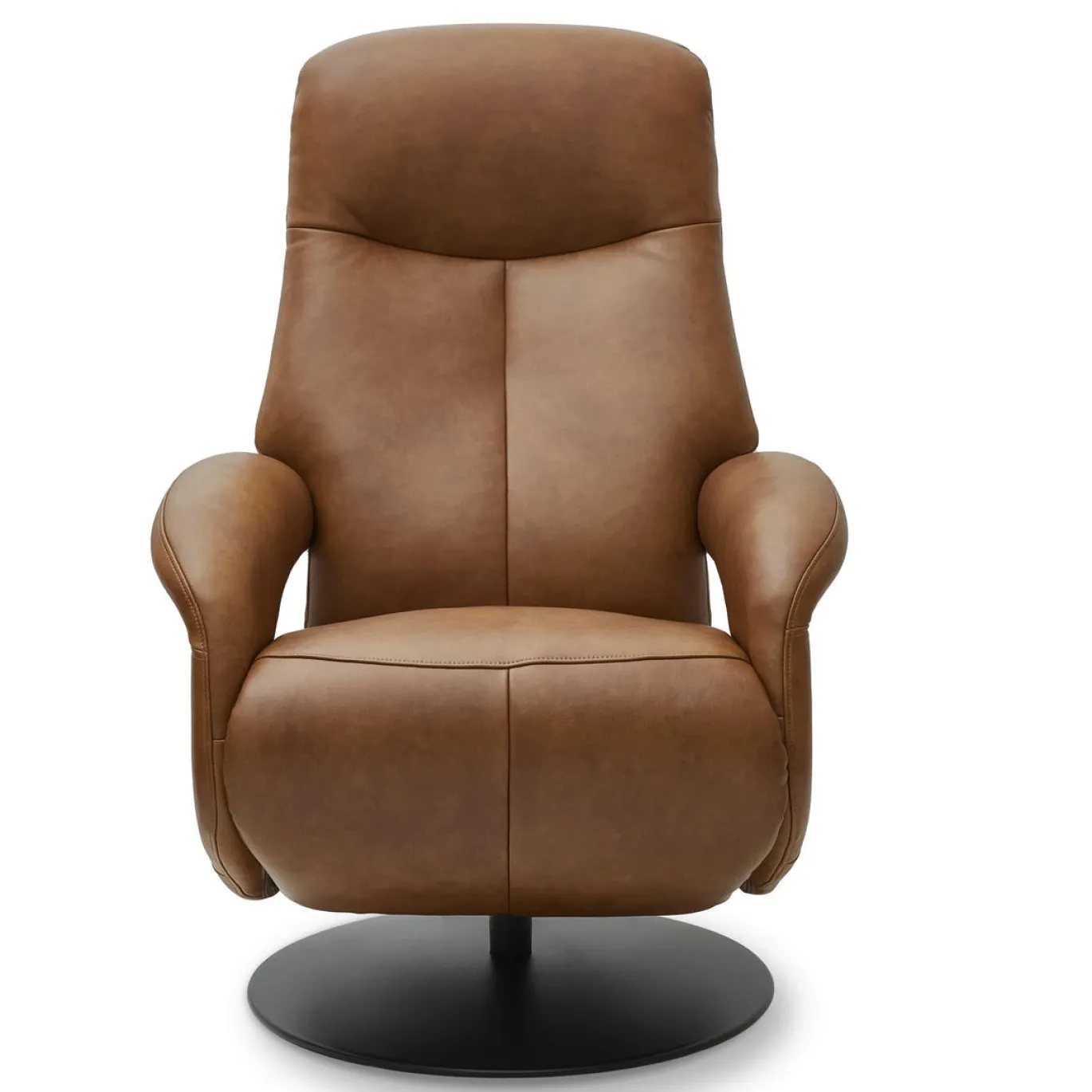 Relaxfauteuil Bull Bruin Leer - Giga Meubel