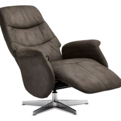 Relaxfauteuil Delta Grijs - Giga Meubel