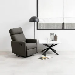 Relaxfauteuil Nida Grijs Sawana - Giga Living