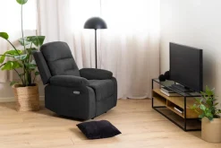 Relaxfauteuil Zarna Donkergrijs - Giga Living