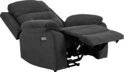 Relaxfauteuil Zarna Donkergrijs - Giga Living