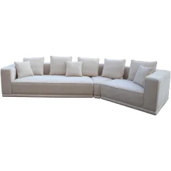 Richmond Bank Lusso 4-zits Beige Chenille