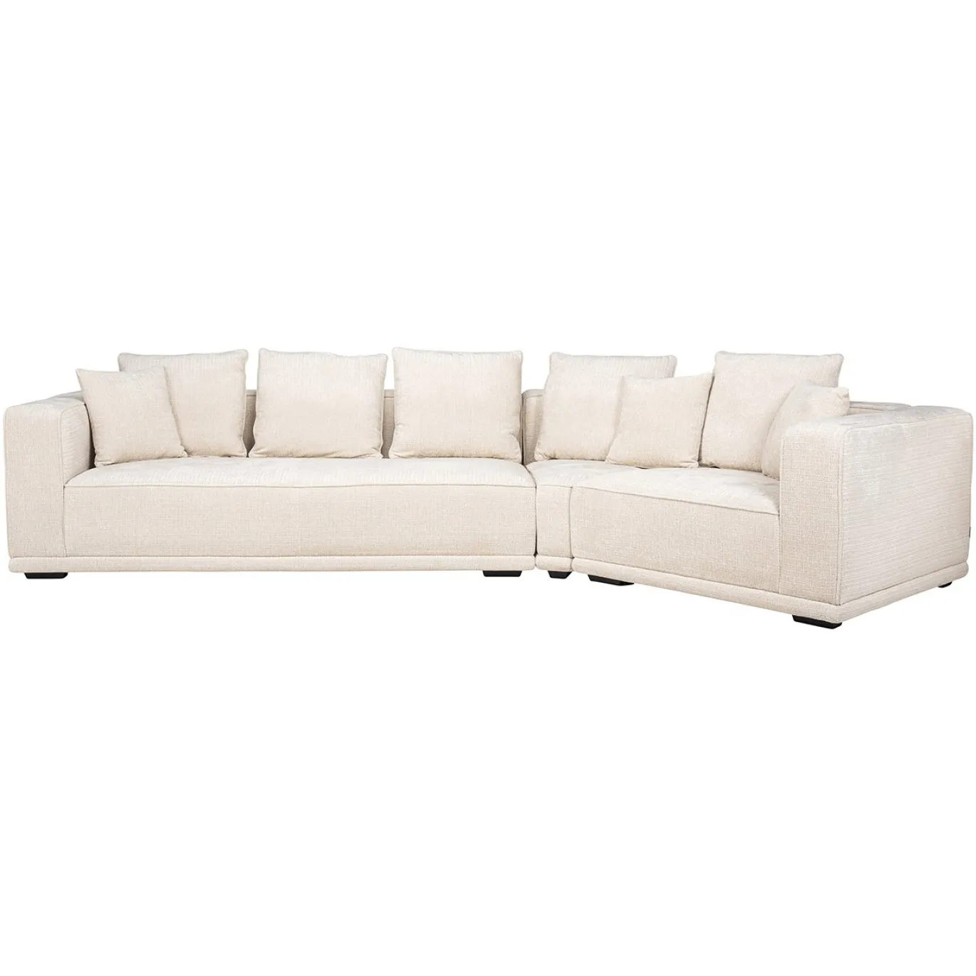 Richmond Bank Lusso 4-zits Beige Chenille