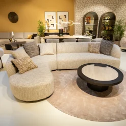 Richmond Bank Pandora Beige Angora Lounge Links