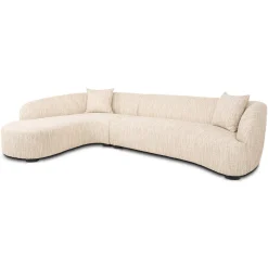 Richmond Bank Pandora Beige Angora Lounge Links
