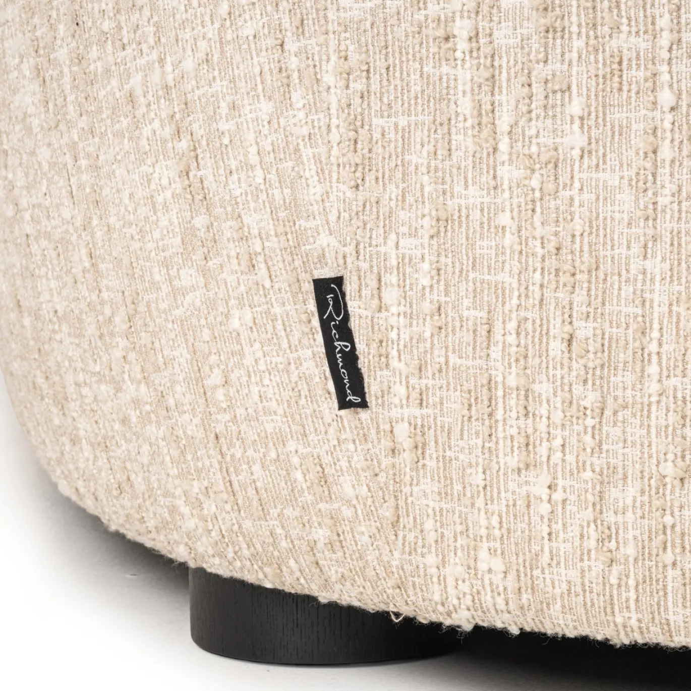 Richmond Bank Pandora Beige Angora Lounge Links