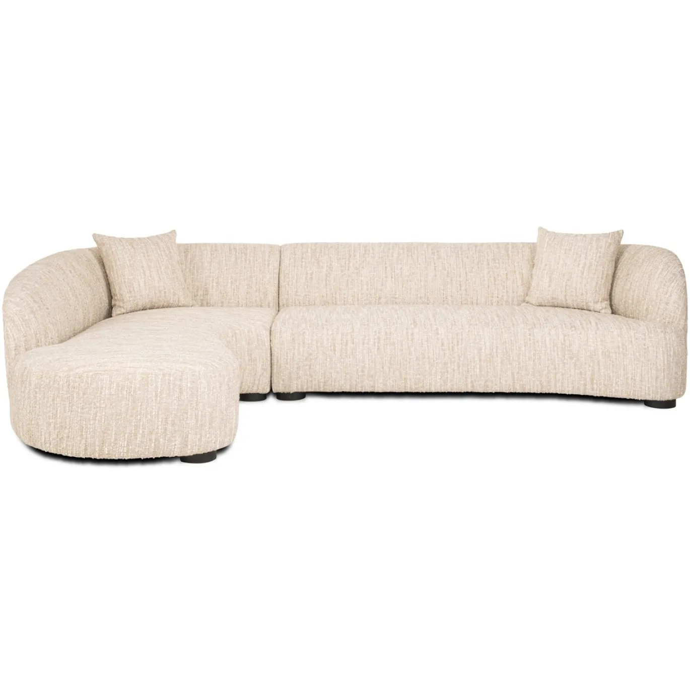 Richmond Bank Pandora Beige Angora Lounge Links