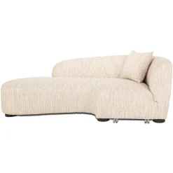 Richmond Bank Pandora Beige Angora Lounge Links