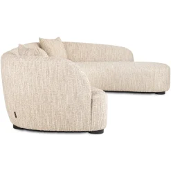 Richmond Bank Pandora Beige Angora Lounge Rechts