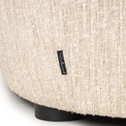 Richmond Bank Pandora Beige Angora Lounge Rechts