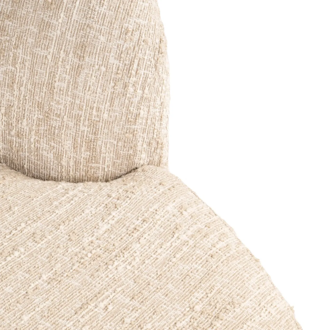 Richmond Bank Pandora Beige Angora Lounge Rechts