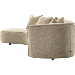 Richmond Bank Romero Zand Tweed Hocker Links Fire Retardant