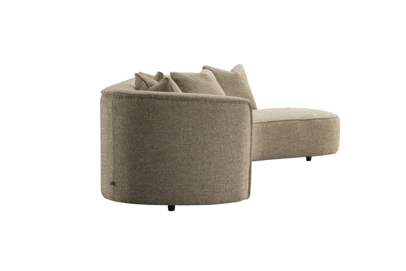 Richmond Bank Romero Zand Tweed Hocker Rechts Fire Retardant