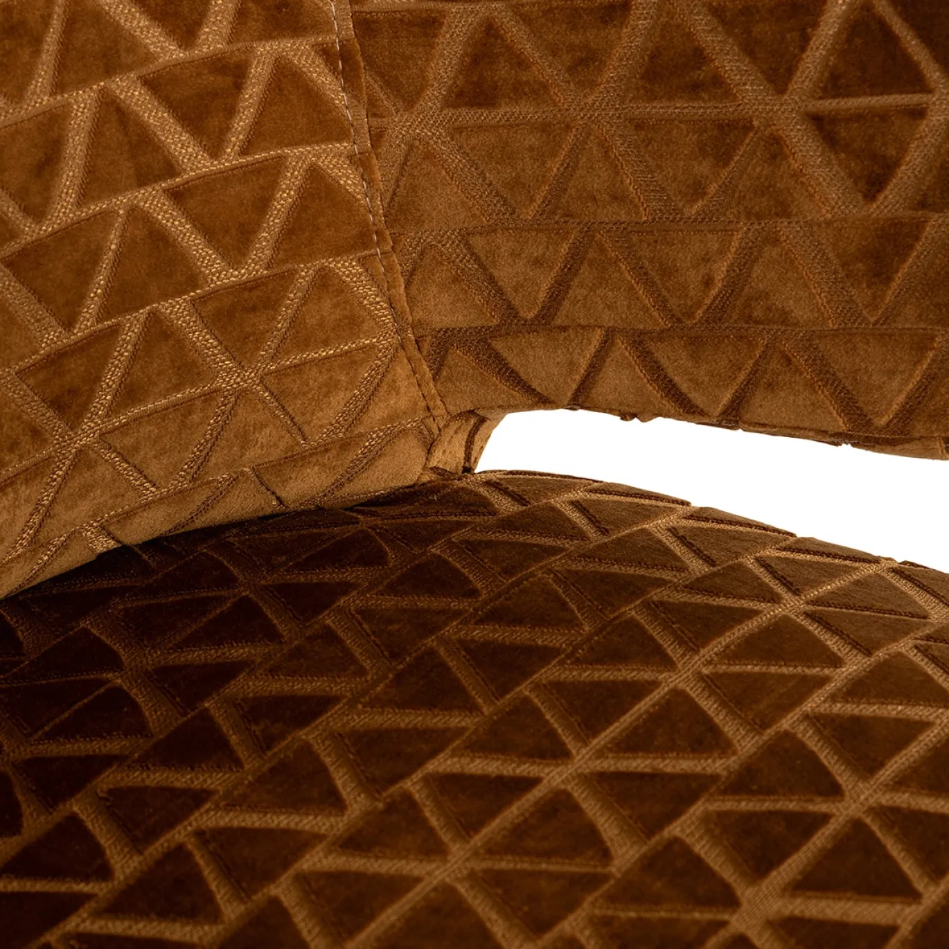 Richmond Barstoel Indigo Triangle Goud