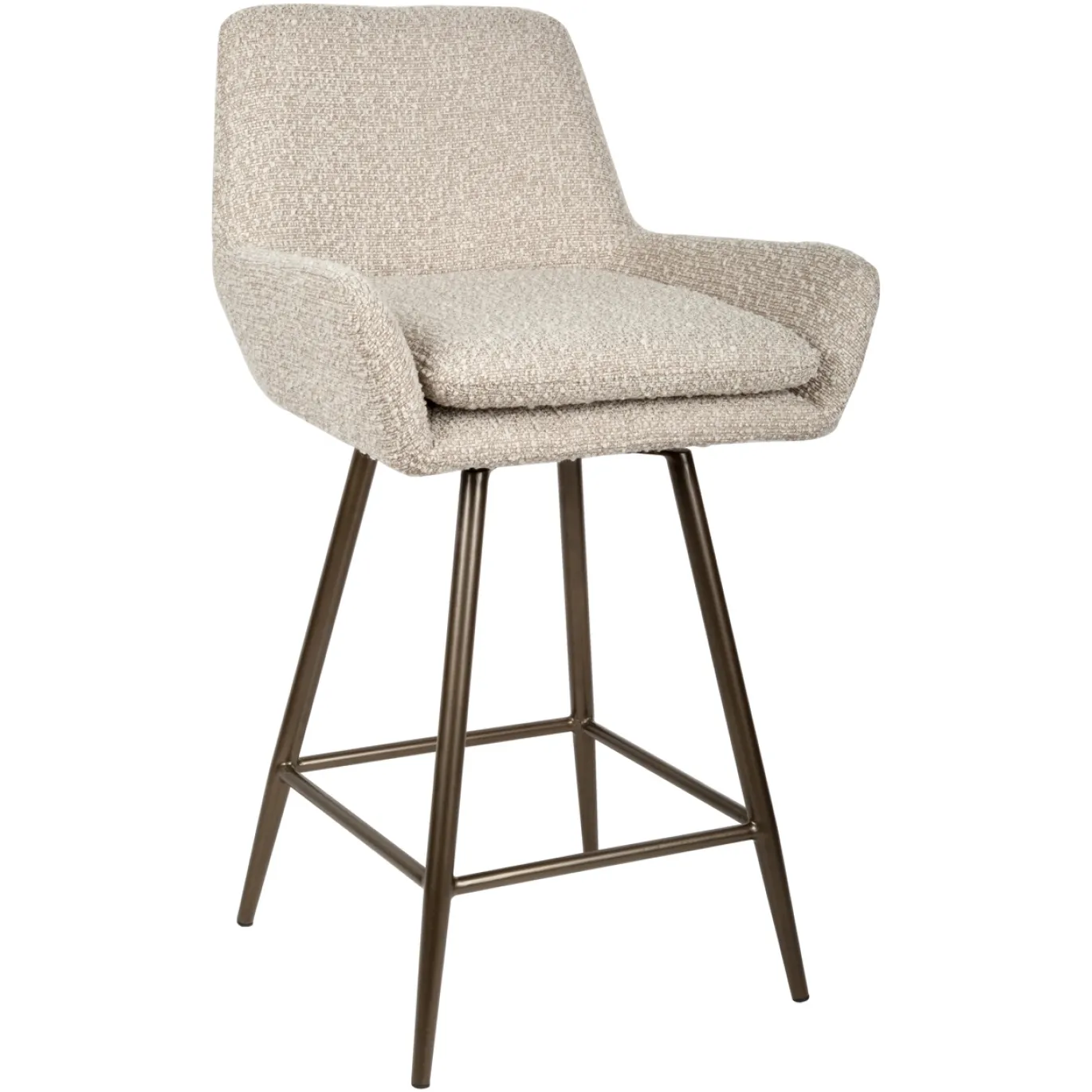 Richmond Barstoel Linsey Naturel Chunky Set Van 2