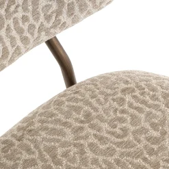 Richmond Barstoel Xenia Beige Leopard Set van 2