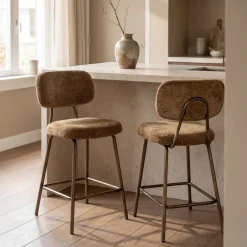 Richmond Barstoel Xenia Brandy Fusion Set van 2