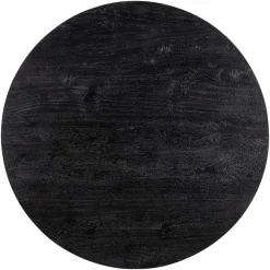 Richmond Bartafel Revelin Rond Zwart Mangohout Ø80cm