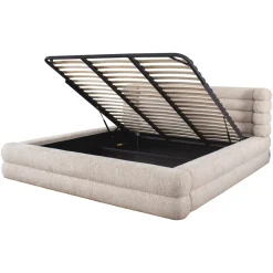 Richmond Bed Obidis Naturel Lineair 180x210cm Met Opbergruimte
