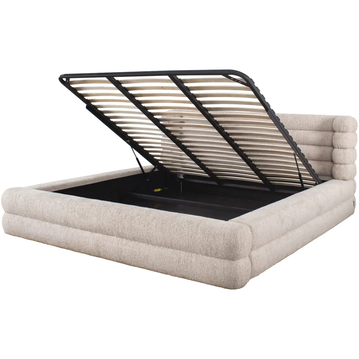 Richmond Bed Obidis Naturel Lineair 180x210cm Met Opbergruimte