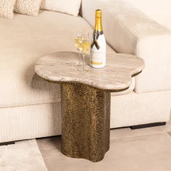 Richmond Bijzettafel Abandos Brass Antique