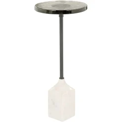 Richmond Bijzettafel Aurora WitØ27cm