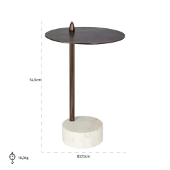 Richmond Bijzettafel Barron Ø37,5cm