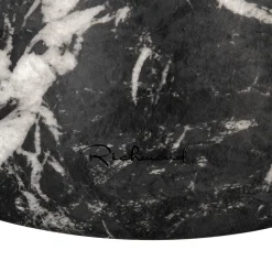 Richmond Bijzettafel Bosco Faux Marmer Zwart Ø40cm