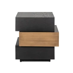Richmond Bijzettafel Cambon Blok Dark Coffee