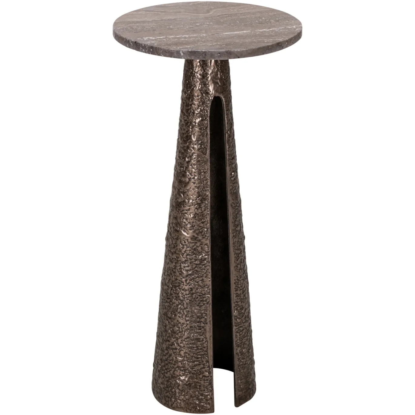Richmond Bijzettafel Eldora Brons Ø30cm