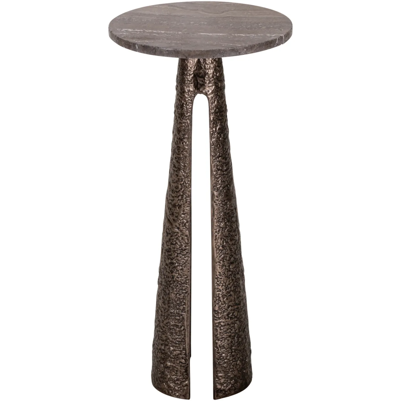 Richmond Bijzettafel Eldora Brons Ø30cm