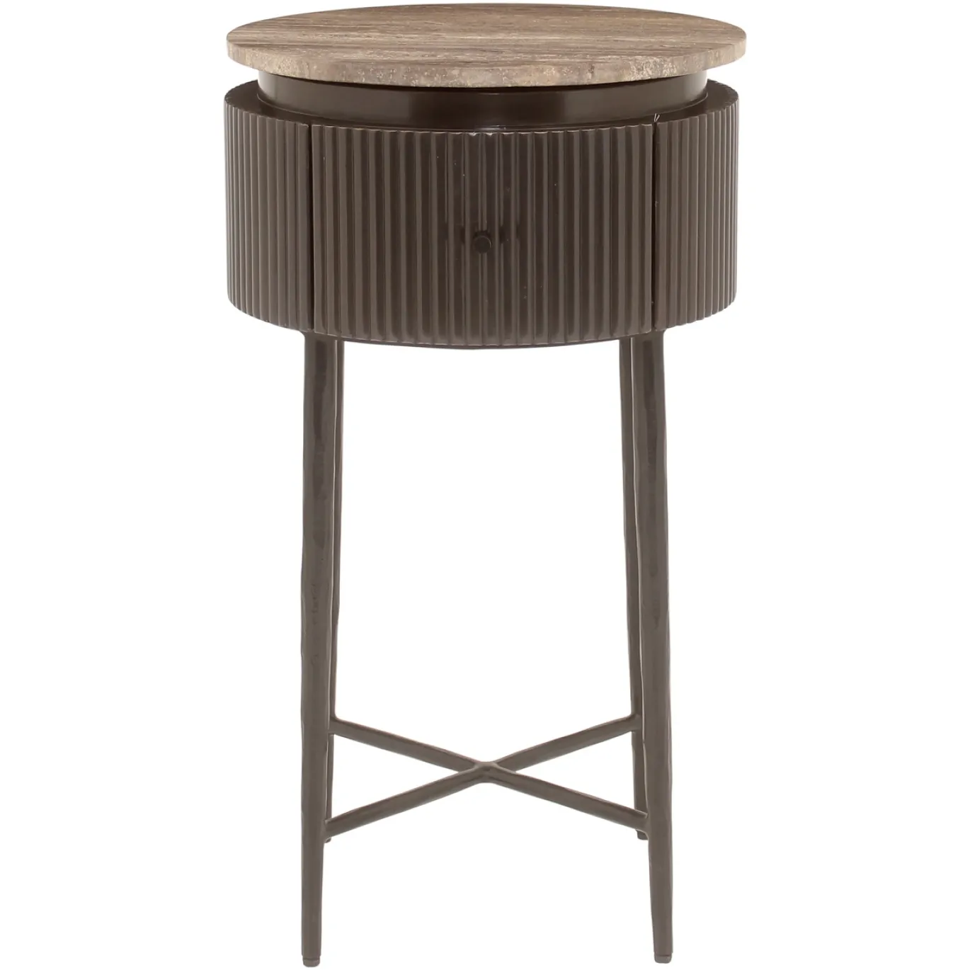 Richmond Bijzettafel Russo Ash Brown Rond
