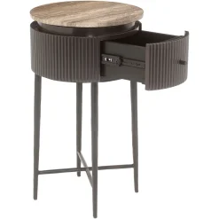 Richmond Bijzettafel Russo Ash Brown Rond