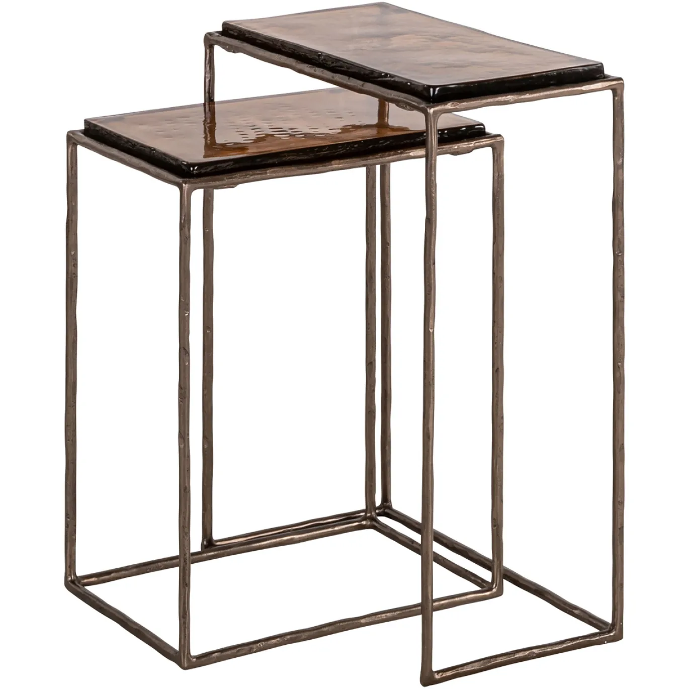 Richmond Bijzettafel Villano Brons Set Van 2