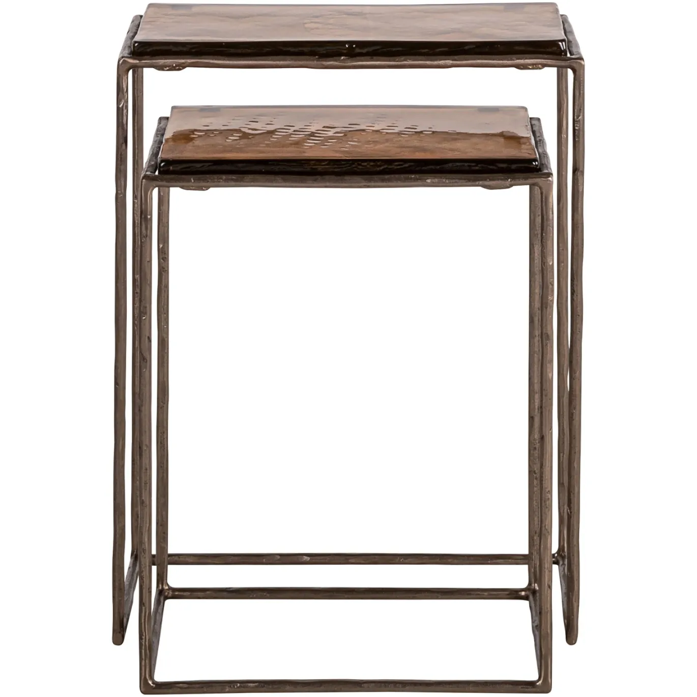Richmond Bijzettafel Villano Brons Set Van 2