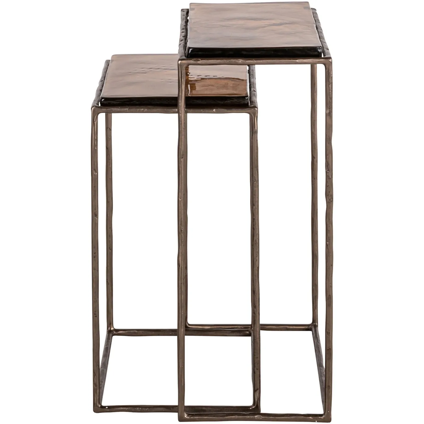 Richmond Bijzettafel Villano Brons Set Van 2