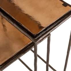 Richmond Bijzettafel Villano Brons Set Van 2