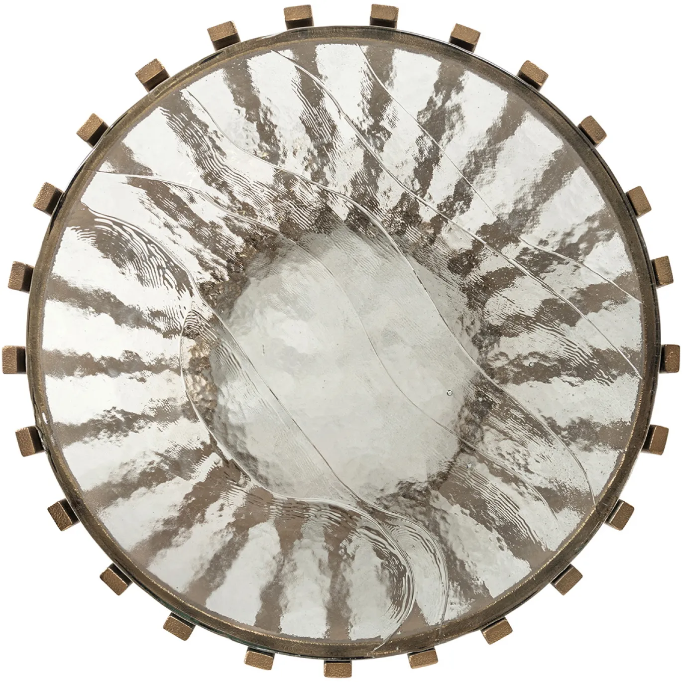 Richmond Bijzettafel Volante Glas Ø47cm