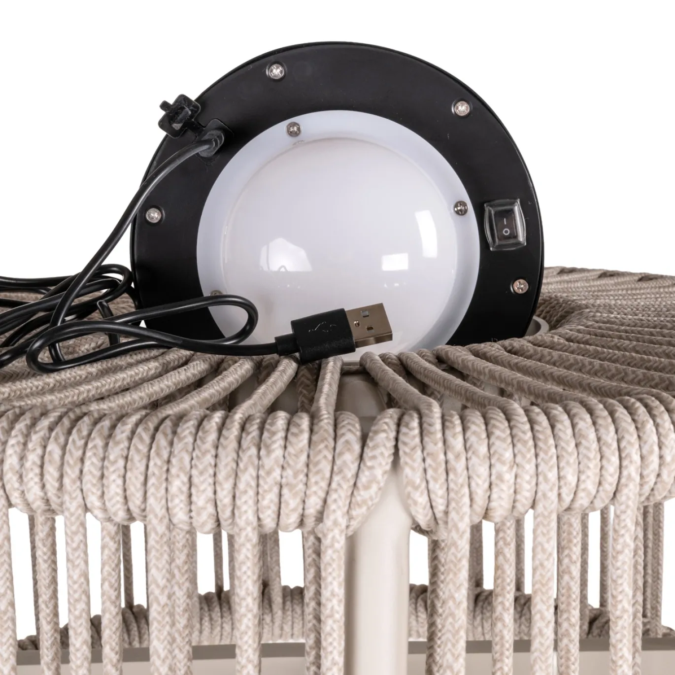 Richmond Buiten Vloerlamp Lunar Licht Beige